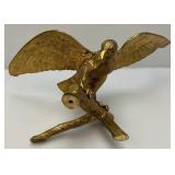 Vintage Large Brass Bird 12 1/2" x 17" x 23 1/2"