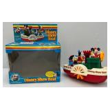 1981 Battery Operated Disney Show Boat Like New In Original Box