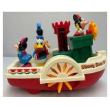 1981 Battery Operated Disney Show Boat Like New In Original Box