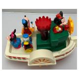 1981 Battery Operated Disney Show Boat Like New In Original Box