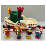 1981 Battery Operated Disney Show Boat Like New In Original Box