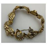 Misc. Vintage Costume Jewelry In Jewelry Box & More