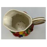 Vintage Fitz & Floyd Classics Large Pitcher 9"And Small 5" Covered Dish (Small Chip present On Lid)