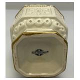 Vintage Fitz & Floyd Classics Large Pitcher 9"And Small 5" Covered Dish (Small Chip present On Lid)