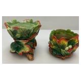 Vintage Fitz & Floyd Decorative Candle Holders 1 Has Candle