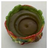 Vintage Fitz & Floyd Decorative Candle Holders 1 Has Candle