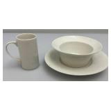 Misc. Vintage Miniature Collectibles Including Milk Glass, Blue & White And More