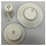 Misc. Vintage Miniature Collectibles Including Milk Glass, Blue & White And More