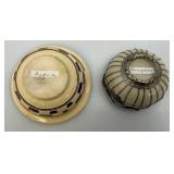 Misc. Vintage Miniature Collectibles Including Milk Glass, Blue & White And More