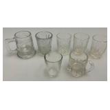 Misc. Vintage Miniature Collectibles Including Milk Glass, Blue & White And More