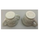 Misc. Vintage Miniature Collectibles Including Milk Glass, Blue & White And More