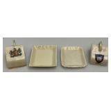 Misc. Vintage Miniature Collectibles Including Milk Glass, Blue & White And More