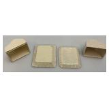 Misc. Vintage Miniature Collectibles Including Milk Glass, Blue & White And More