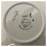 Misc. Vintage Miniature Collectibles Including Milk Glass, Blue & White And More