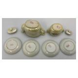 Misc. Vintage Miniature Collectibles Including Milk Glass, Blue & White And More