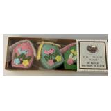 Misc. Vintage Fabric Ornaments In Original Boxes (NEW OLD STOCK)