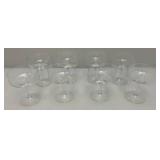 Vintage Ships Style Glass Decanter And Wine Glasses