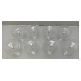 Vintage Ships Style Glass Decanter And Wine Glasses