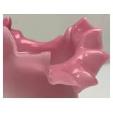 Two Antique Victorian Hand Painted Vases (One Has Small Chip On Edge Barely Noticeable)