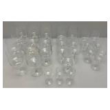 Large Group Of Misc. Wine Glasses