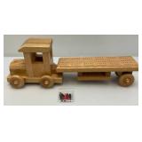 Two Handmade Wooden Truck Cribbage Boards
