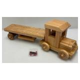 Two Handmade Wooden Truck Cribbage Boards