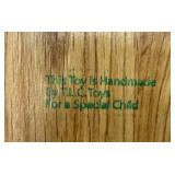 Two Handmade Wooden Truck Cribbage Boards