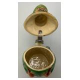 Vintage Green Soldier/Hunter Beer Stein Vintage Made In Western Germany 8 3/4" Tall .5L Eckhardt & Engler