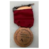 1911 Minnesota State Automobile Association At Helena Montana July 1911 Medal