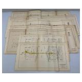 Vintage Hudson River Bridge New York Plans