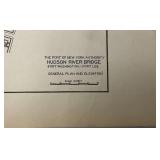 Vintage Hudson River Bridge New York Plans