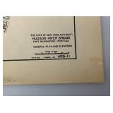 Vintage Hudson River Bridge New York Plans