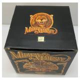 RARE Vintage ENESCO Midway Majesty "King Of Beasts" Lion, Light Up Carousel Music Box (NEW IN BOX)
