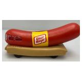 Vintage Plastic Oscar Mayer Wienermobile Bank 4 3/4" x 10"