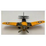 Vintage Hubley Kiddie Toy Airplane With Foilding Wings 10" x 11 1/2" (Very Nice Condition)