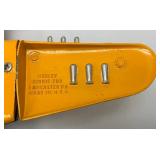 Vintage Hubley Kiddie Toy Airplane With Foilding Wings 10" x 11 1/2" (Very Nice Condition)