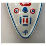 Vintage 10 1/4" Tin Litho Ship H.S.S. REX Mfz Wind Up Toy Model Original Box Made In Western Germany (NEW OLD STOCK)