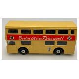 Vintage Miniature Die-Cast Vehicles Including Matchbox Super Kings Bus 4 3/4" And Gorgi Bus 6"