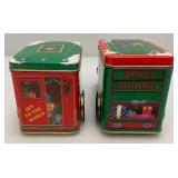 Misc. Vintage Tin Litho Car Tins And More