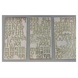 Misc. Craft Items Including Stick On Letters And More