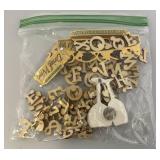 Misc. Craft Items Including Stick On Letters And More