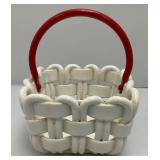 Misc. Pottery Items & Teakwood Serving Tray