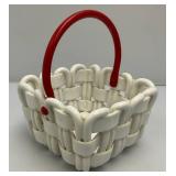 Misc. Pottery Items & Teakwood Serving Tray