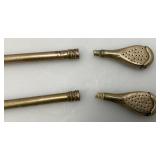 Vintage Austria Argentina Stamped Tea Sippers 8"