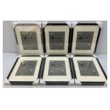 IKEA Brand 12 3/4" x 16 3/4" Black And One Silver Picture Frames (Factory Sealed)