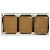 IKEA Brand 12 3/4" x 16 3/4" Black And One Silver Picture Frames (Factory Sealed)