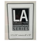 LA Collection Arrowhead Series 11" x 14" Bronze Picture Frames Matted To 8" x 10" (Factory Sealed)