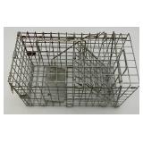 7 1/2" x 8 1/2" x 14" Metal live Trap (Some Light Rust present)