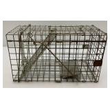 7 1/2" x 8 1/2" x 14" Metal live Trap (Some Light Rust present)