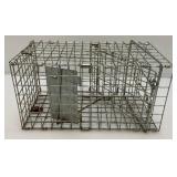 7 1/2" x 8 1/2" x 14" Metal live Trap (Some Light Rust present)